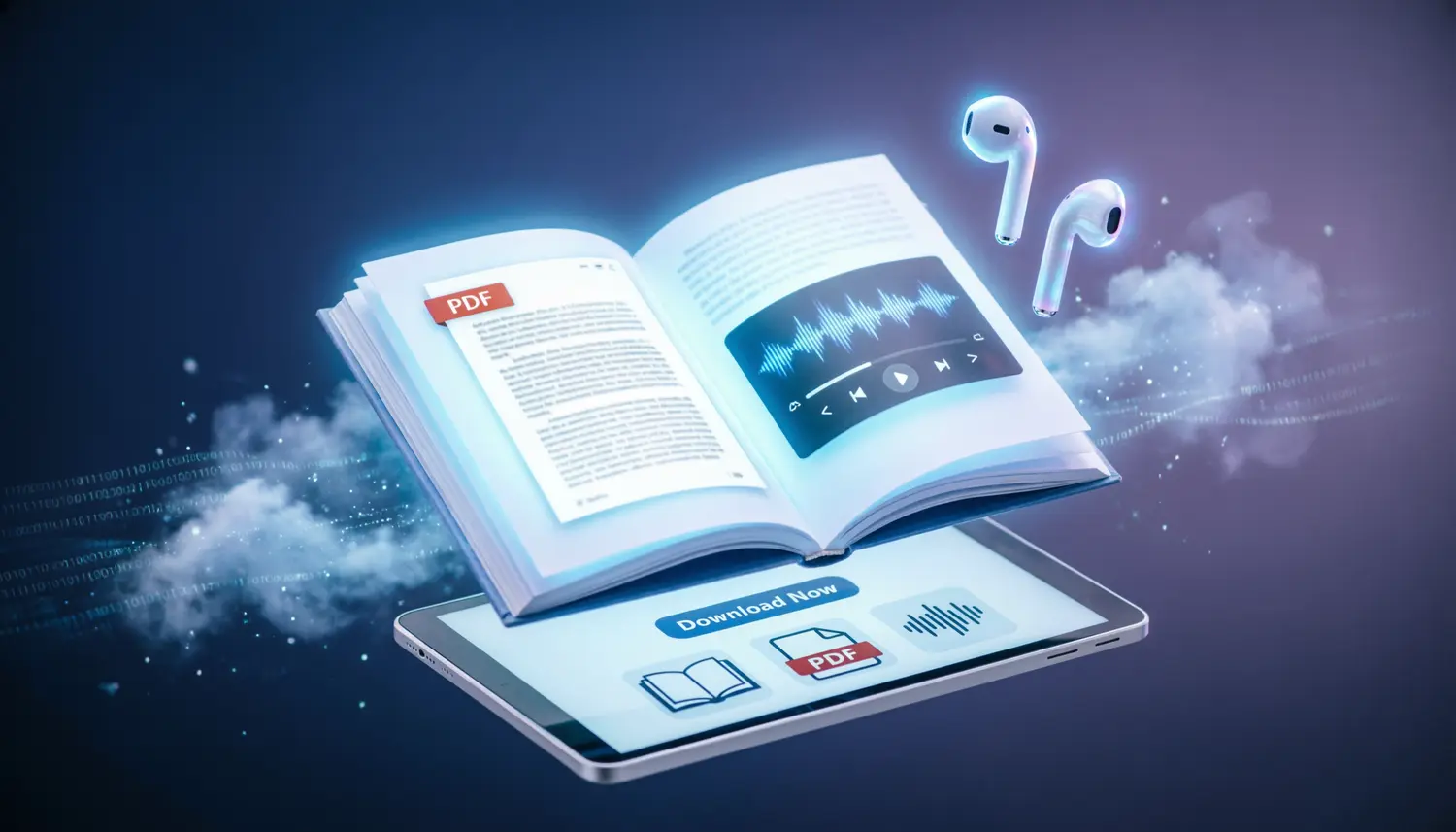 Immagine indicativa per Ebook, pdf, audiolibri